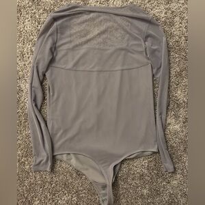 Abercrombie & Fitch Mesh Long Sleeve Body Suit